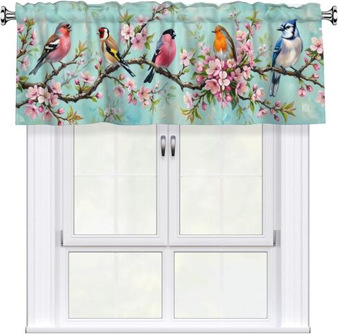 Rustic Forest Bear Family Window Valance, Rod Pocket Kitchen Curtain for Small Windows, Cabin & Lodge Style Decor, 54 x 18 Inches in Saudi Arabia