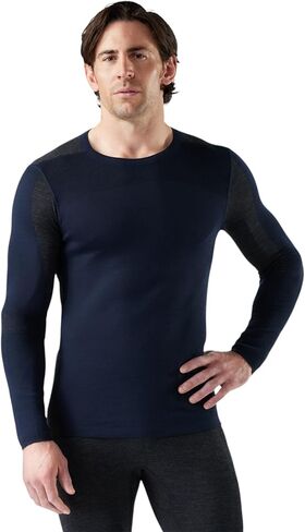Smartwool Men's Intraknit Thermal Merino Base Layer Colorblock Crew in Saudi Arabia