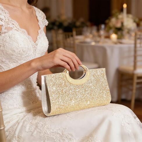 Sequins Clutch Purses for Women Glitter Evening Clutch Cocktail Evening Purse Women Wedding Purse in Kuwait