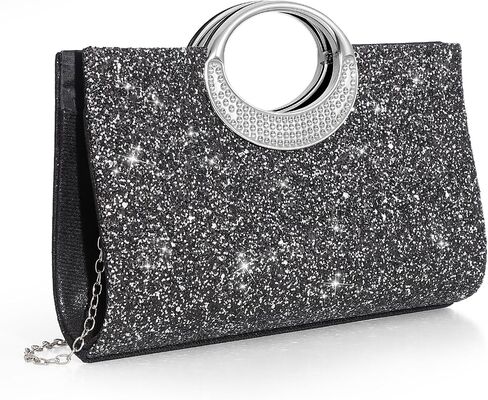 Sequins Clutch Purses for Women Glitter Evening Clutch Cocktail Evening Purse Women Wedding Purse in Kuwait