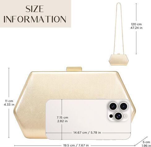 Gold Evening Clutch in Saudi Arabia