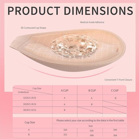 Sticky Bras Push Up Strapless Bra with Medical Grade Adhesive, Clear Strap Bras for Women Backless Invisible Bra in Saudi Arabia
