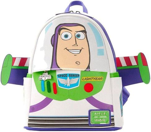 Loungefly Disney Pixar Toy Story Buzz Lightyear Womens Double Strap Shoulder Bag Mini Backpack Purse in Kuwait