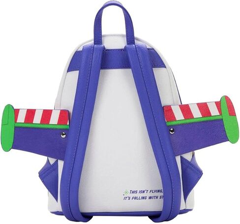Loungefly Disney Pixar Toy Story Buzz Lightyear Womens Double Strap Shoulder Bag Mini Backpack Purse in Kuwait