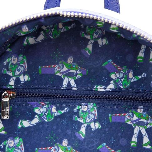 Loungefly Disney Pixar Toy Story Buzz Lightyear Womens Double Strap Shoulder Bag Mini Backpack Purse in Kuwait