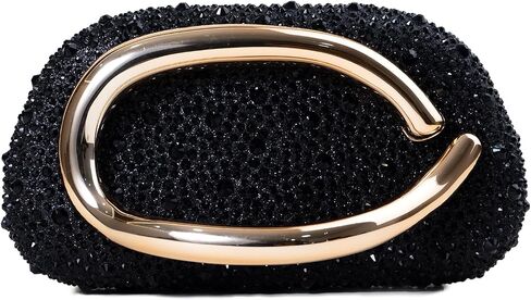 Shiny Diamond Bag, Magnetic Buckle, Detachable Strap, Luxury Crossbody for Wedding & Party. in Saudi Arabia