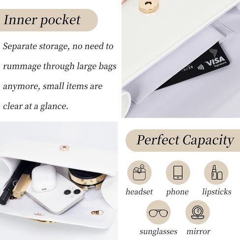 Clutch Purses for Women - Golden Flower Evening Bag with Chain Elegant Dressy Formal Handbag Purse in Kuwait