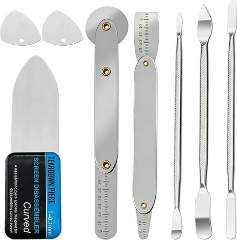 8-Piece Phone Repair Tool Kit, Spudger Pry Tool Set with Ultra-Thin Metal Prying, Electronics Repair Kit for iPhone Laptop Tablet and Watch, Pry Bars and Opening in Kuwait
