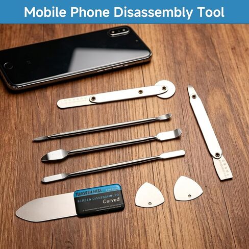 8-Piece Phone Repair Tool Kit, Spudger Pry Tool Set with Ultra-Thin Metal Prying, Electronics Repair Kit for iPhone Laptop Tablet and Watch, Pry Bars and Opening in Kuwait