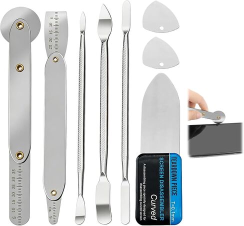 8-Piece Phone Repair Tool Kit, Spudger Pry Tool Set with Ultra-Thin Metal Prying, Electronics Repair Kit for iPhone Laptop Tablet and Watch, Pry Bars and Opening in Kuwait