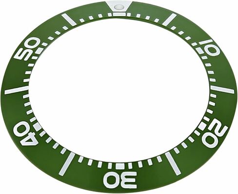 Ewatchparts Bezel Insert Compatible With Seiko Diver SBCZ011 Kinetic Watch Seiko 5 Sea Urchin Green in Kuwait