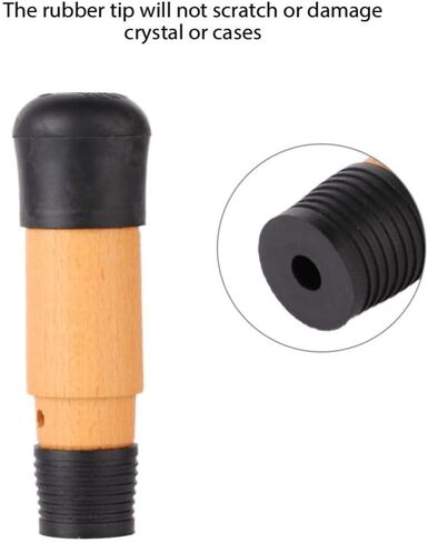 Wooden Suction Handle Watch Repairing Tool Suction Case Opener Seamless Rubber Watch Repairing Tool(A) in Kuwait