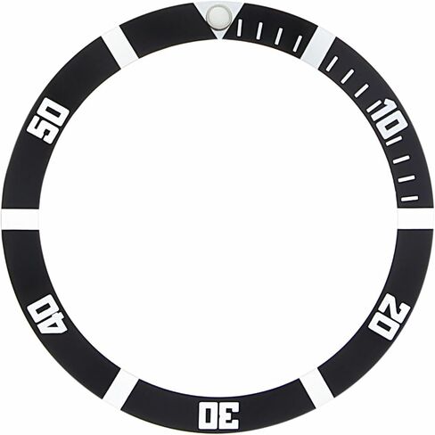 Ewatchparts Replacement Bezel Insert Black Compatible With Watch 33mm x 27mm in Kuwait