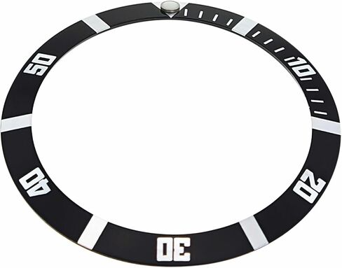 Ewatchparts Replacement Bezel Insert Black Compatible With Watch 33mm x 27mm in Kuwait