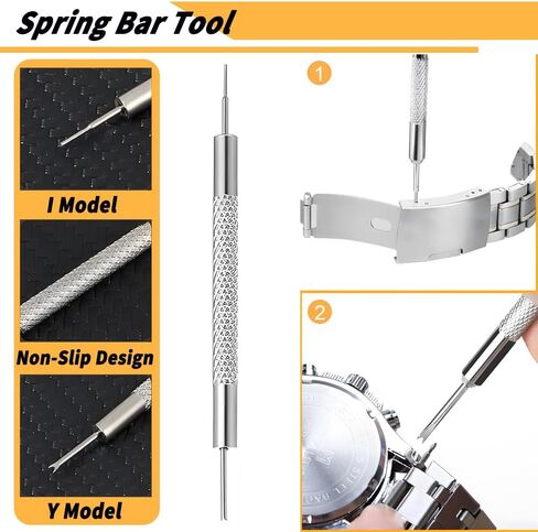 Watch Link Removal Tool 56 in 1 Kit, for Watch Band Detachment and Bracelet Sizing Adjustment​, Watch Chain Sizing Bracelet Adjuster Resizing Tool with Pins Hammer and Spare Needle in Saudi Arabia