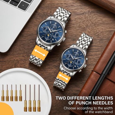Watch Link Removal Tool 56 in 1 Kit, for Watch Band Detachment and Bracelet Sizing Adjustment​, Watch Chain Sizing Bracelet Adjuster Resizing Tool with Pins Hammer and Spare Needle in Saudi Arabia