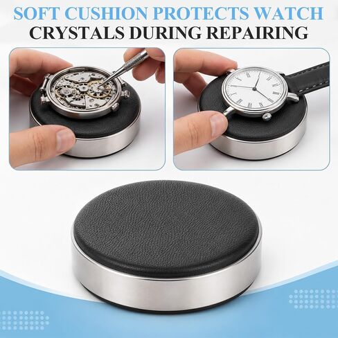 8 Pcs Watch Cleaning Kit includes Watch Cleaning Putty, Movement Cover, Waterproof Gasket Paste, Case Open Ball, Air Blower Blaster, Cushion Repair Tools for Watchmaker Watches & Jewelry Care Repair in Kuwait
