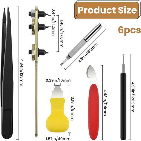 Watch Back Cover Remover Repair Tool, Watch Back Cover Remover Kits for Repair or Battery Change in Saudi Arabia
