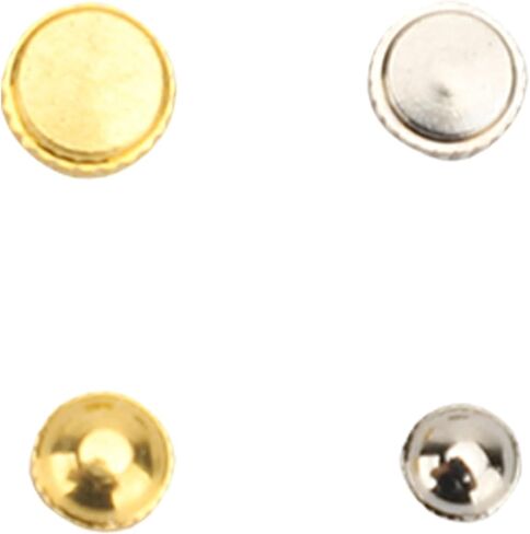 Stainless Steel Watch Crowns Watch Crown Set 300pcs Replacement Parts for Professional Watchmaker Repairers with 3.5mm 4.0mm 4.5mm 5.0mm 6. Round Head Flat Head O in Kuwait