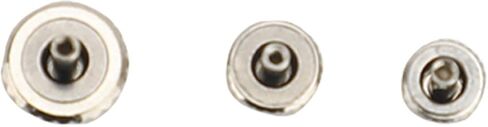 Stainless Steel Watch Crowns Watch Crown Set 300pcs Replacement Parts for Professional Watchmaker Repairers with 3.5mm 4.0mm 4.5mm 5.0mm 6. Round Head Flat Head O in Kuwait