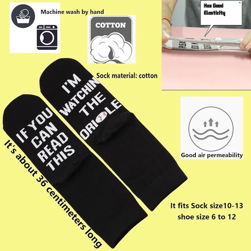 TSOTMO Baseball Team Merch Novelty Socks Players Coach Gift Game Gift for Baseball Lovers in Kuwait
