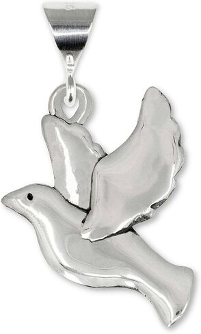 Sterling Silver Dove Pendant Handcrafted in the USA in Saudi Arabia