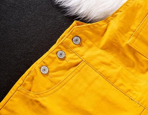 sunongvt Men's Casual Bib Overalls Shorts Plus Size Summer Adjustable Straps Workout Jumpsuit Multiple Colors Rompers in Kuwait