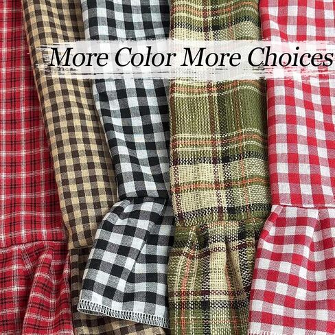LOSOZO Handmade Farmhouse Oven Skirt for Kitchen Decor, Oven Curtain Tie Top Decorative Cabinet Dish Washer,Appliance Curtain with Ruffled Trim & Ribbon Ties,Effortless Install (Heart Red) in Kuwait