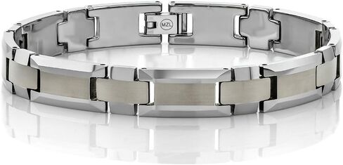 Men's Tungsten Carbide Shiny & Matte Finish Bracelet in Saudi Arabia