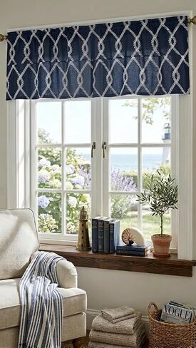 Wellington Window Valance 70 x 14 Inch, White Valance for Windows, 100% Polyester Curtain Topper, Classic Window Treatment for Kitchen, Bathroom or Bedroom in Saudi Arabia