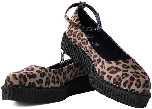 T.U.K. Shoes Pointed Ballet Ankle Strap Creeper Sneaker Flats for Women in Saudi Arabia