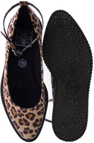 T.U.K. Shoes Pointed Ballet Ankle Strap Creeper Sneaker Flats for Women in Saudi Arabia