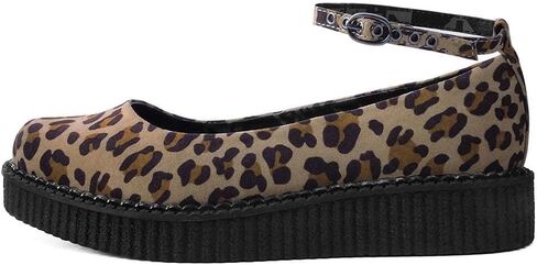 T.U.K. Shoes Pointed Ballet Ankle Strap Creeper Sneaker Flats for Women in Saudi Arabia