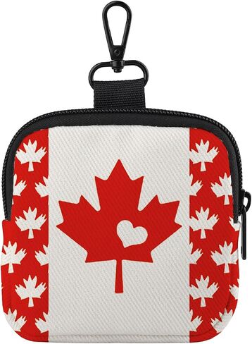 CMNIM Canada Gifts Canada Flag Coin Purse Canadian Maple Leaf Mini Wallet Zipper Pouch for Canadian Souvenir Party Favors in Kuwait