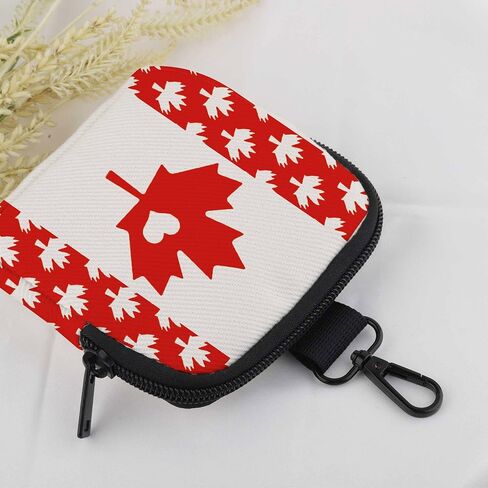 CMNIM Canada Gifts Canada Flag Coin Purse Canadian Maple Leaf Mini Wallet Zipper Pouch for Canadian Souvenir Party Favors in Kuwait