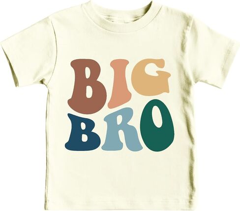 Big Brother T Shirt for Toddler Boys 2-5T Promoted to Big Bro Shirts Big Brother Announcement Tee Tops in Saudi Arabia