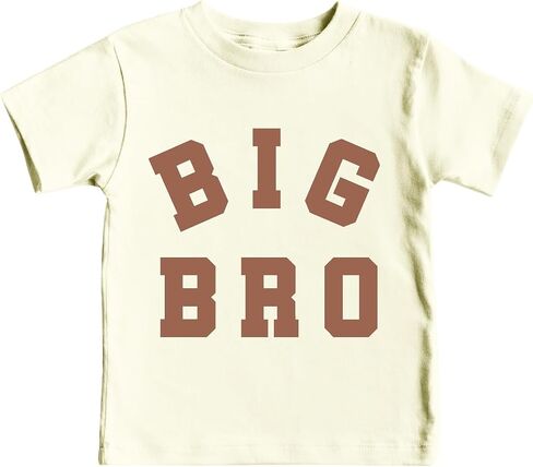 Big Brother T Shirt for Toddler Boys 2-5T Promoted to Big Bro Shirts Big Brother Announcement Tee Tops in Kuwait
