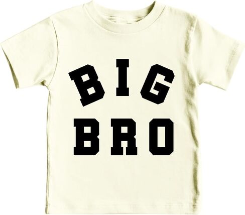 Big Brother T Shirt for Toddler Boys 2-5T Promoted to Big Bro Shirts Big Brother Announcement Tee Tops in Kuwait