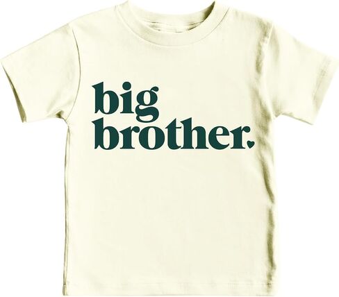Big Brother T Shirt for Toddler Boys 2-5T Promoted to Big Bro Shirts Big Brother Announcement Tee Tops in Kuwait