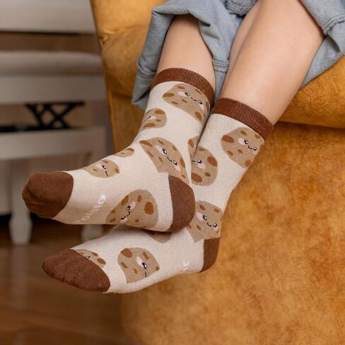 Shihanee 11 Pairs Novelty Funny Socks for Women Men Positive Animal Pickle Potato Bee Chicken Duck Owl Cotton Crew Socks Bulk Cute Novelty Gifts for Teens Coworkers Friends in Kuwait