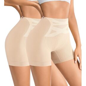 Slip Shorts for Under Dresses Seamless Underwear Anti Chafing Boyshorts Stretch High Waisted Panties for Women in Saudi Arabia