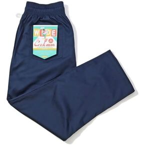 COOKMAN Chef Pants Semiwide : Navy, Relaxed Semi-Wide Fit for Kitchen & Street Use, Designed for Comfort and Mobility in Kuwait