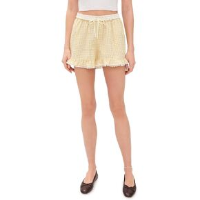 WAYF Women's Emma Ruffle Shorts in Saudi Arabia
