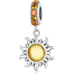 Dangle Charms I Love You Charms for Pandora Charms Bracelet 925 Sterling Silver Birthday Christmas for Women (Yellow Son Charm) in Saudi Arabia