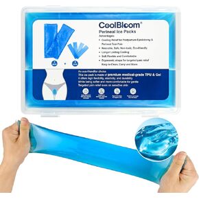 Reusable Postpartum Ice Packs, Flexible Frozen Medical-Grade Hot Cold Therapy Perineal Ice Packs for Postpartum Stitches, Hemorrhoids & Swelling Relief in Saudi Arabia