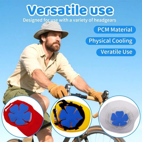 Reusable Gel Ice Packs for Cooling Caps, 3 Pack Leakproof Cold Compress Inserts for Hats & Headwear, Heat Relief for Migraine Discomfort, Outdoor Work, Sports & Post‑Procedure Recovery in Saudi Arabia
