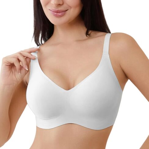 Wireless Bras for Women No Underwire Seamless Push Up Comfort T-Shirt Bra in Saudi Arabia