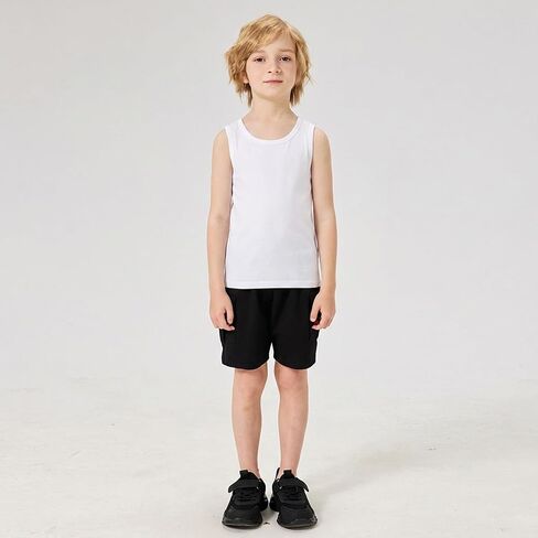 3 Pack Boys Tank Tops Boys Undershirts Soft Cotton Shirts Kids Sleeveless Tank Tops Shirts for Youth（2T-16Y） in Saudi Arabia