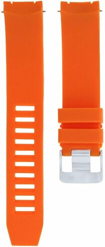 Ewatchparts Orange Rubber Band Strap Bracelet Compatible With 41mm Omega Seamaster 20mm Planet Ocean in Saudi Arabia