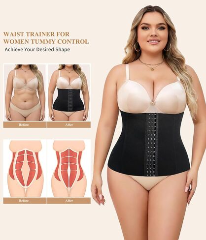 Irisnaya Wasit Trainer for Women Corset Shapewear Tummy Control Postpartum Faja Body Shaper Postpartum Waist Cincher in Saudi Arabia
